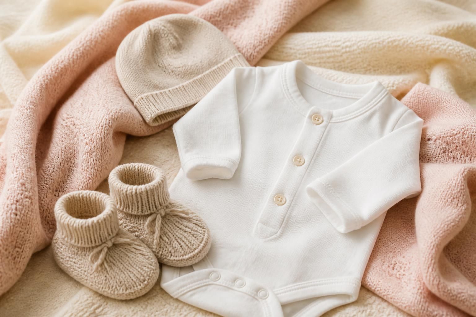 découvrez notre sélection d'essentiels tout doux pour la layette parfaite de votre nouveau-né, alliant confort et douceur pour bien commencer la vie.