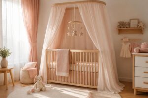 Rideaux pour lit de bébé : alliez douceur et protection pour le cocon de votre enfant